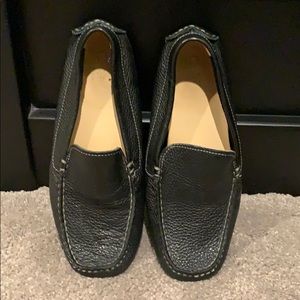Boys leather loafer dress shoes